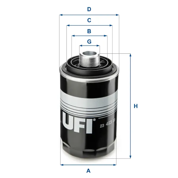 Filtro de aceite 2349300 UFI