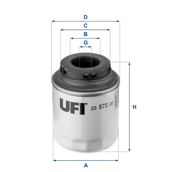 23.573.00 UFI filtro de aceite