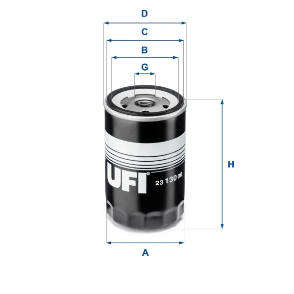 Filtro de aceite 2313000 UFI