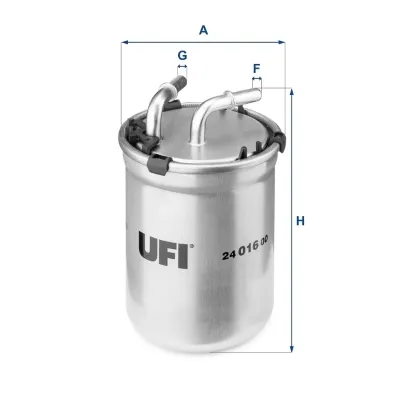 Filtro de combustible 2401600 UFI