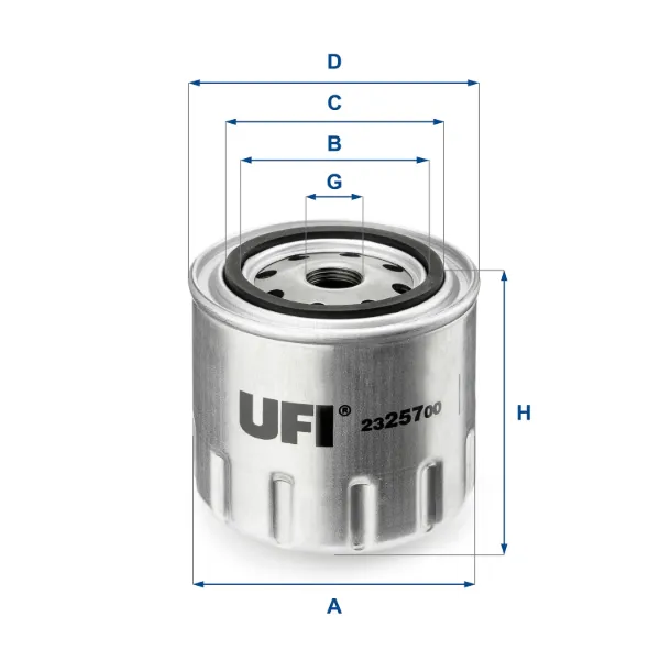 Filtro de aceite 2325700 UFI