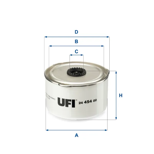 Filtro de combustible 2445400 UFI