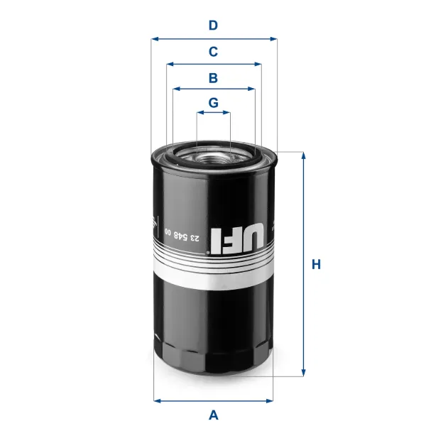 Filtro de aceite 2354800 UFI