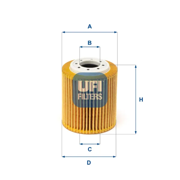 Filtro de aceite 2521600 UFI