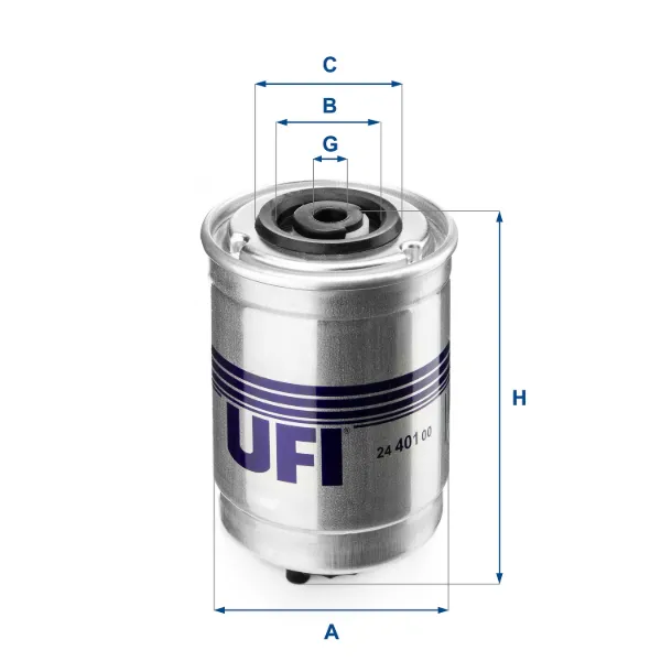 Filtro de combustible 2440100 UFI