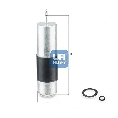 Filtro de combustible 31A3600 UFI