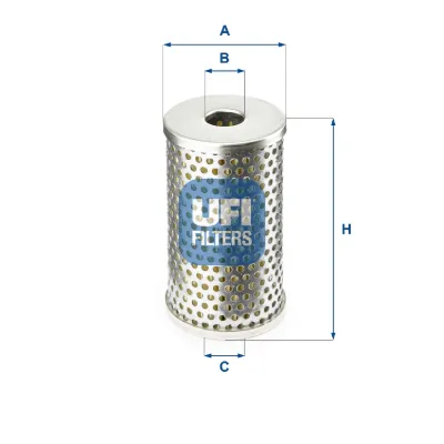 Filtro hidráulico de dirección UFI 2540601