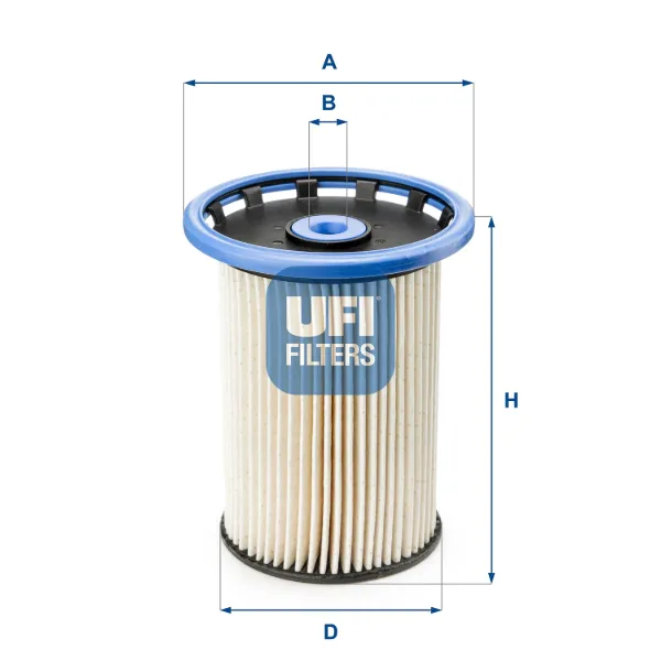 Filtro de combustible 2602500 UFI