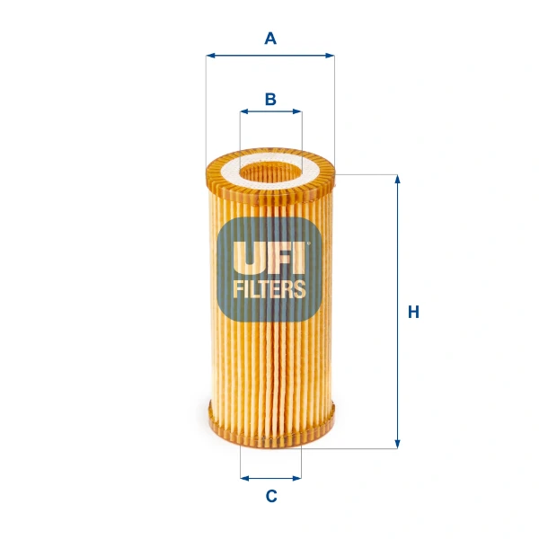 25.153.00 UFI filtro de aceite