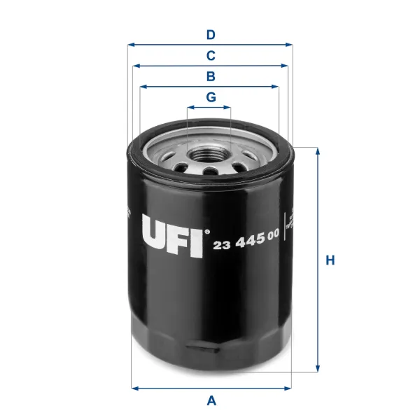 Filtro de aceite 2344500 UFI