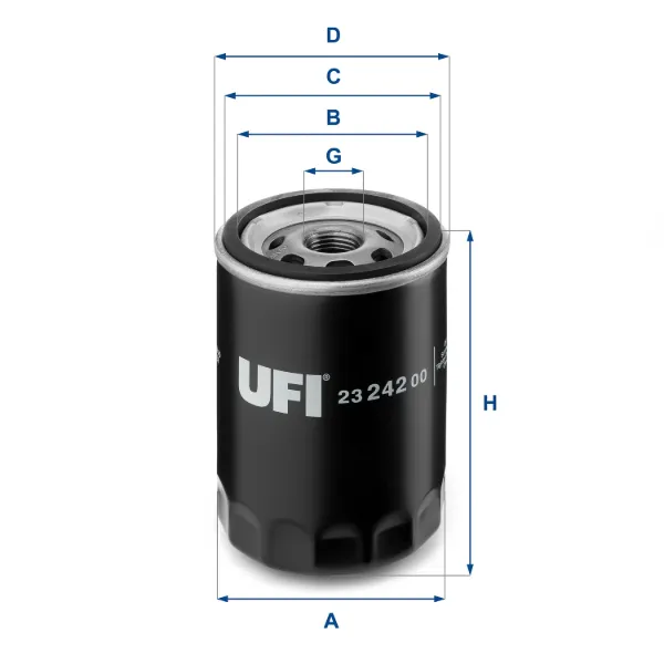 Filtro de aceite 2324200 UFI