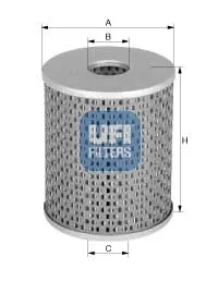 Filtro de combustible 2660100 UFI