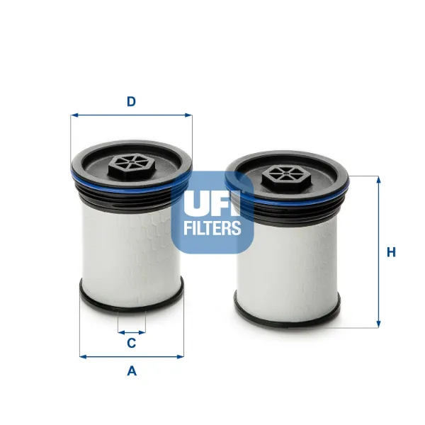 Filtro de combustible 2604700 UFI