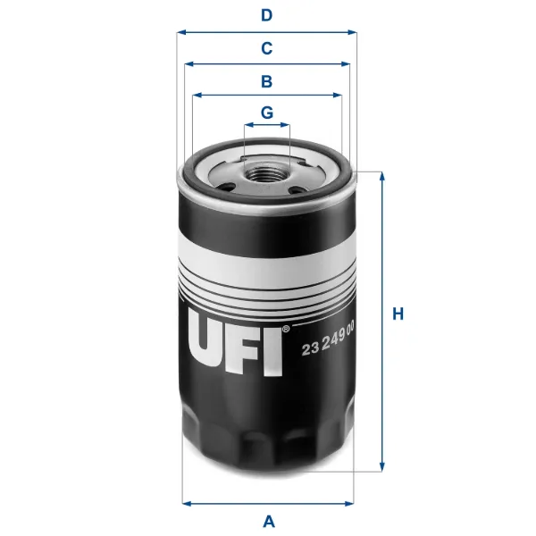 Filtro de aceite 2324900 UFI