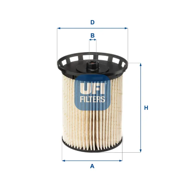 Filtro de combustible 2612900 UFI