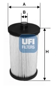 Filtro de combustible 2605700 UFI