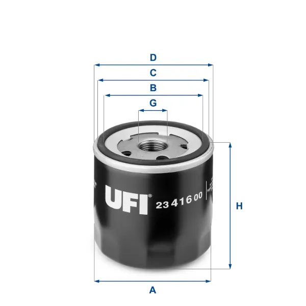 Filtro de aceite 2341600 UFI