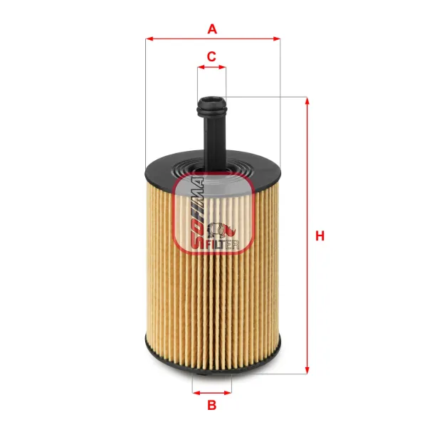 Filtro de aceite S5023PE Sofima