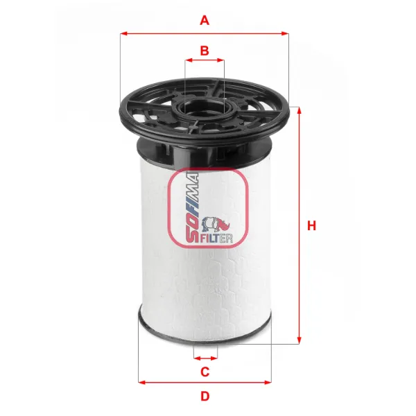 Filtro de combustible S6076NE Sofima