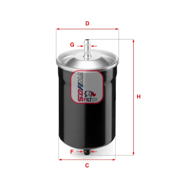 Filtro de combustible S1500B Sofima