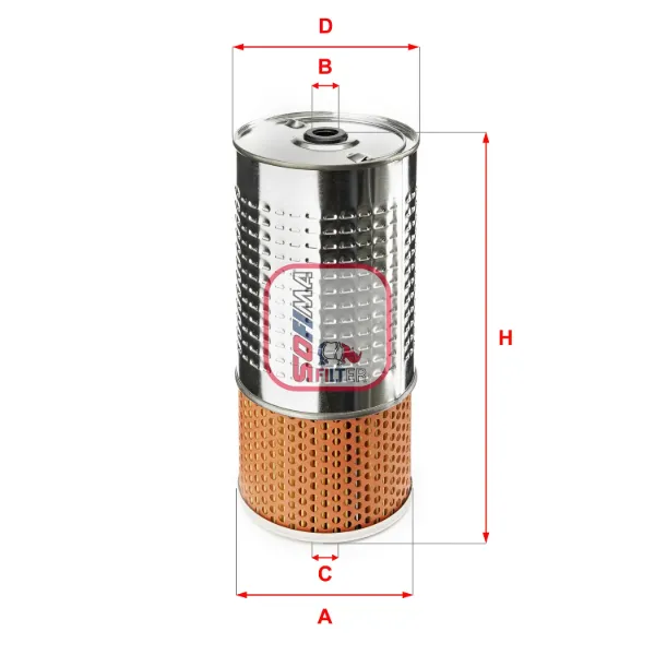 Filtro de aceite S2510O Sofima