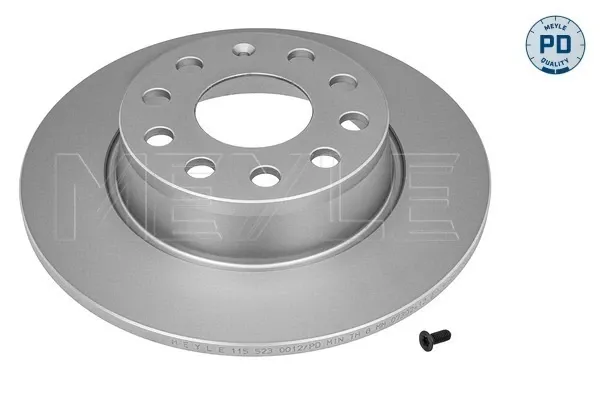Disco de freno trasero 1155230012PD Meyle