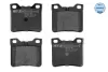 Pastillas de freno traseras Peugeot 406 8B