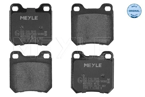 Pastillas de freno traseras Opel Omega A (16, 17, 19)