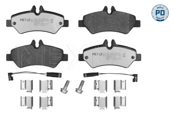 Pastillas de freno traseras Mercedes Sprinter 3,5-T (906)