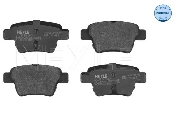 Pastillas de freno traseras Peugeot 207 SW (WK)