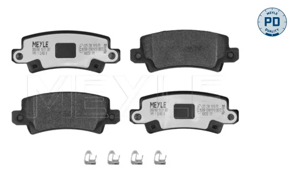 Pastillas de freno traseras Toyota Corolla (E11)