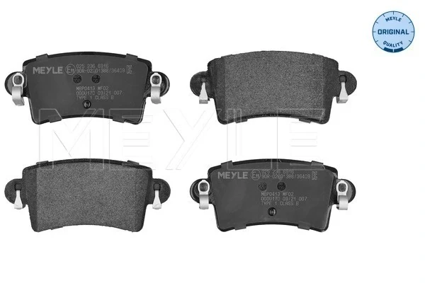 Pastillas de freno traseras Renault Master 2 (JD, ND)