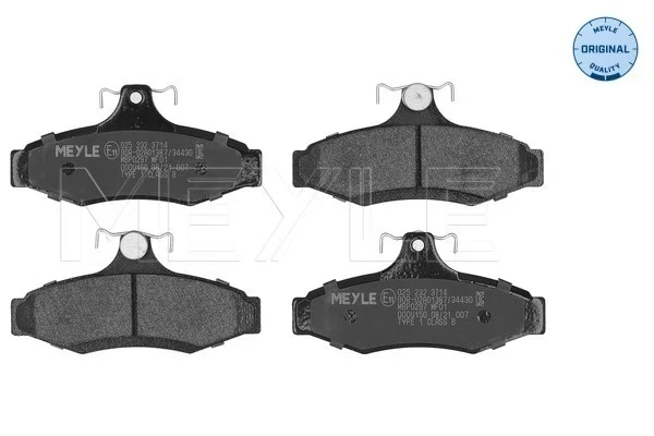 Pastillas de freno traseras Daewoo Nubira 2 (J15)