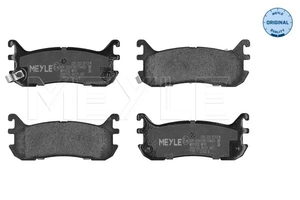 Pastillas de freno traseras Mazda 323 C V (BA)