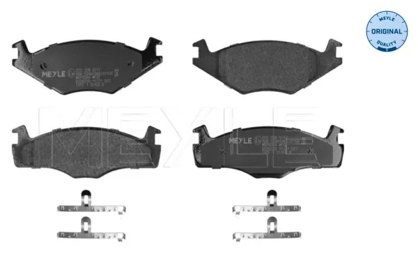 Pastillas de freno 1617248080 Peugeot/Citroen