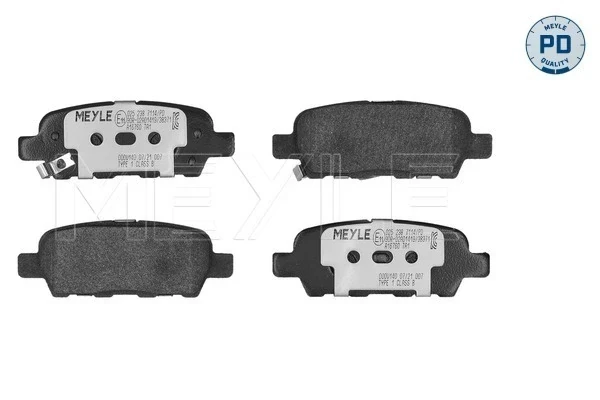Pastillas de freno traseras Nissan Tiida (SC11X)