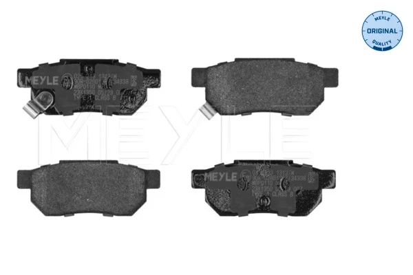 Pastillas de freno traseras Honda Prelude 3 (BA)