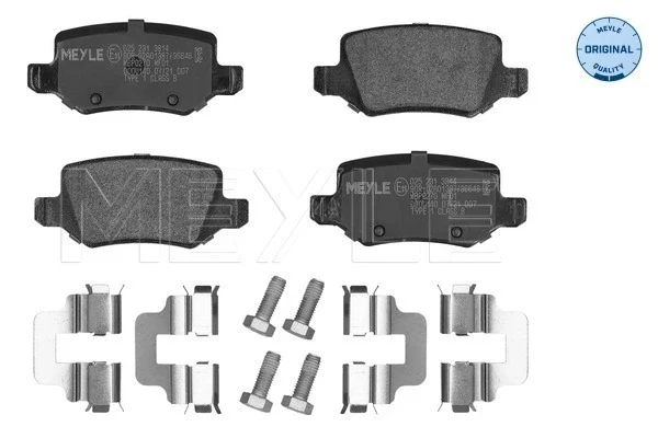 Pastillas de freno traseras Mercedes B (W245)