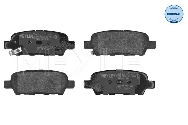 Pastillas de freno traseras Nissan X-Trail (T31)