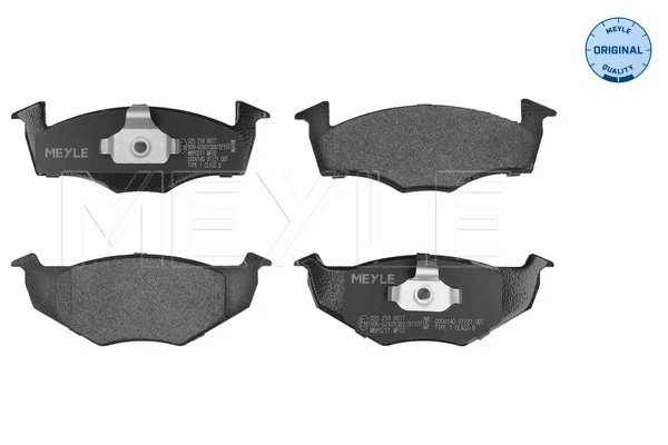 Pastillas de freno delanteras Volkswagen Polo 3 (6N2)