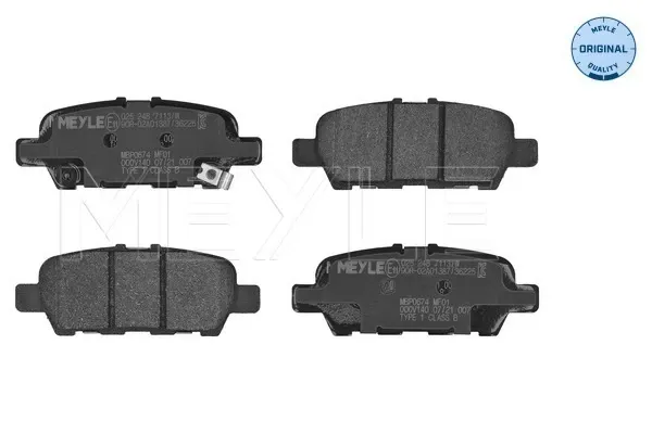 Pastillas de freno traseras Suzuki Grand Vitara XL-7