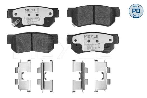 Pastillas de freno traseras Hyundai Sonata (NF)