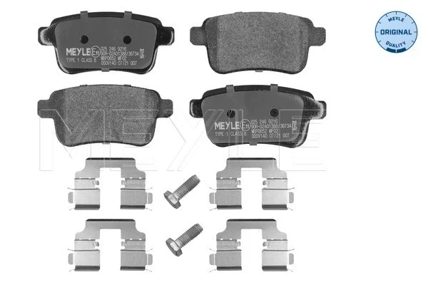 Pastillas de freno traseras Renault Kangoo BE BOP (KW01)