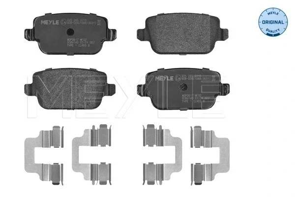 Pastillas de freno traseras Ford Mondeo 4 (CA2)