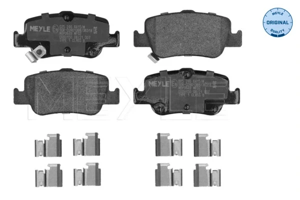 Pastillas de freno traseras Toyota Corolla (E12)