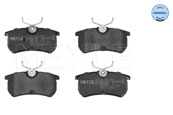 Pastillas de freno traseras Ford Focus 1 (DFW)