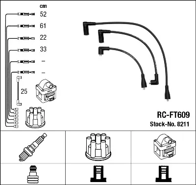 Cables de bujías 8211 NGK