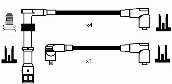 Cables de bujías 7709 NGK