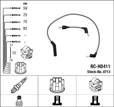 Cables de bujías Hyundai H-1 STAREX Starex