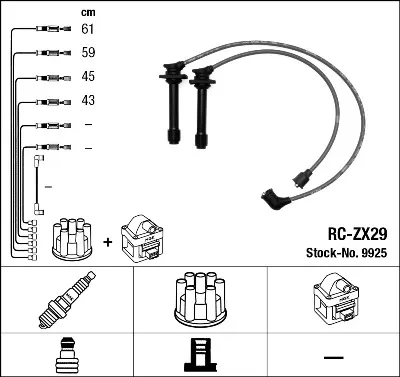 Cables de bujías 9925 NGK